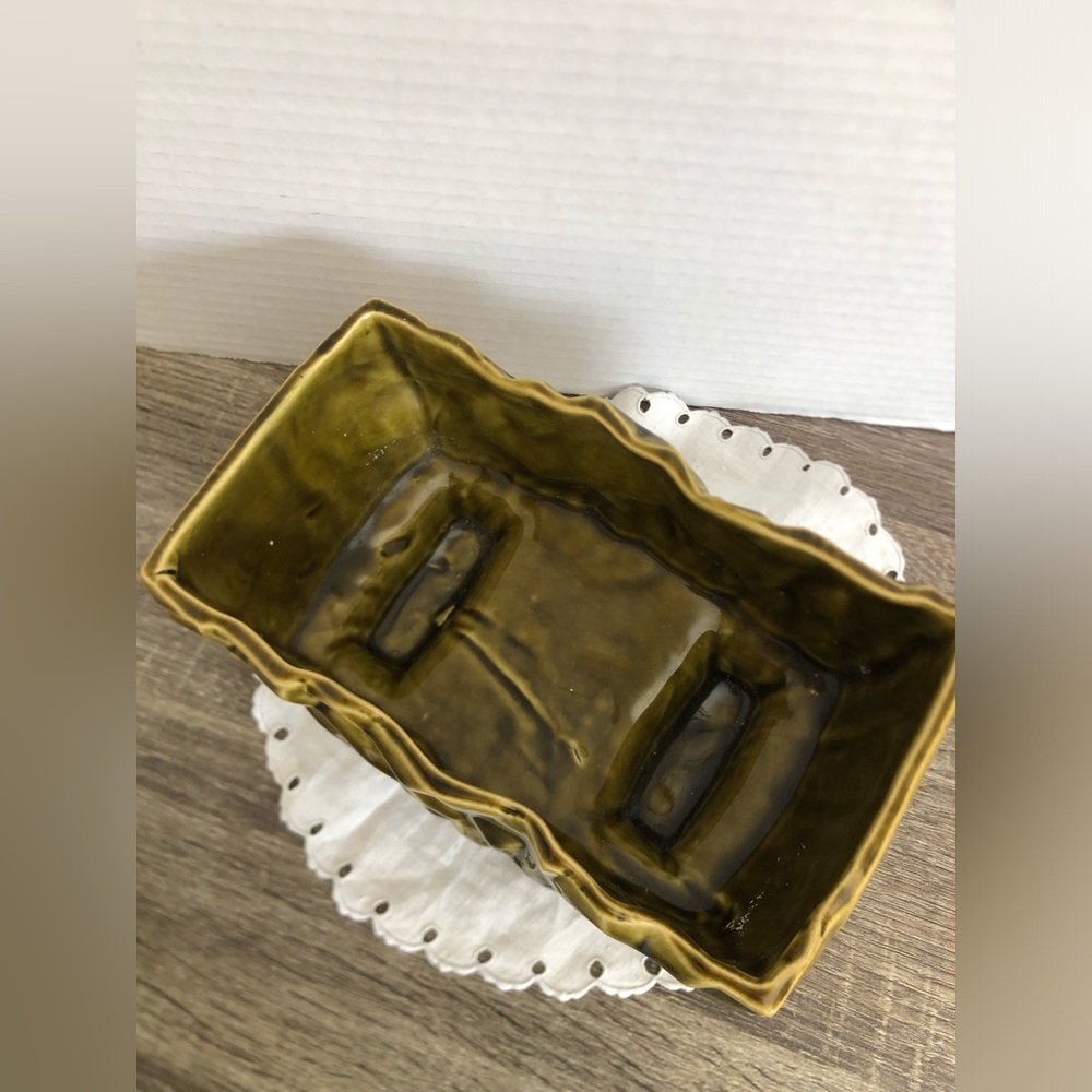 Vtg MCM Mc Coy Pottery Cubist Planter - Picture 11 of 16